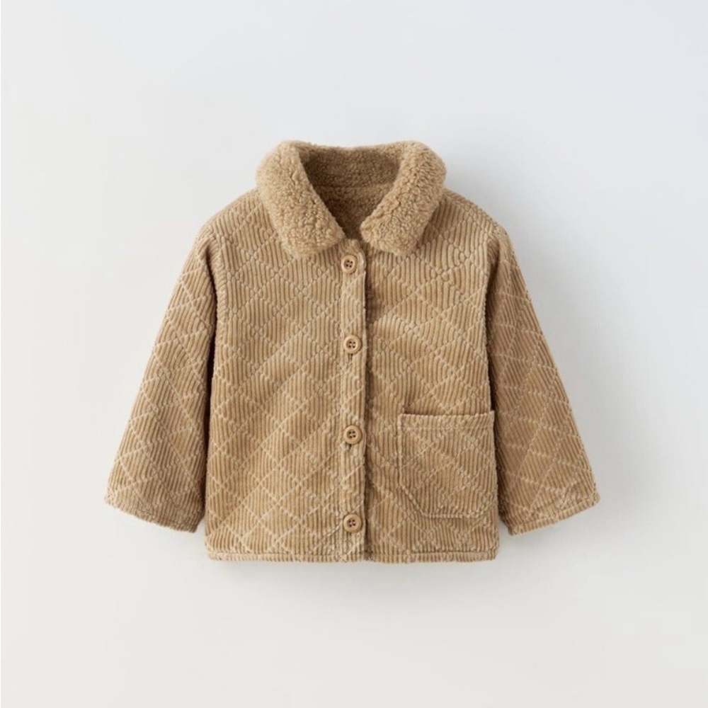 ZARA | Brown Corduroy Jacket 3-6m